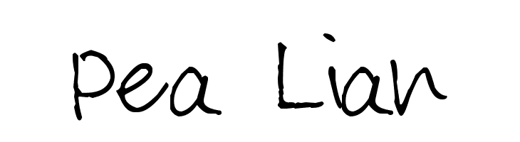 Pea Lian  Free Fonts Download