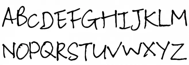 Pea Lian Schriftart Groß
