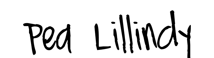 Pea Lillindy Font
