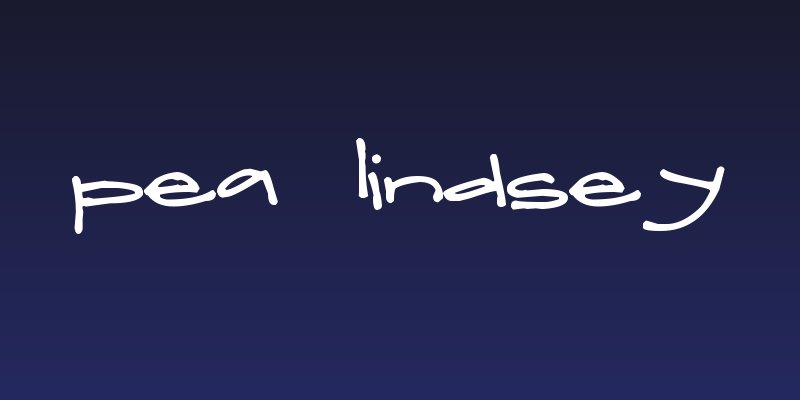 Pea Lindsey Social Header