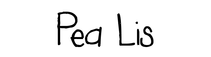 Pea Lis Font
