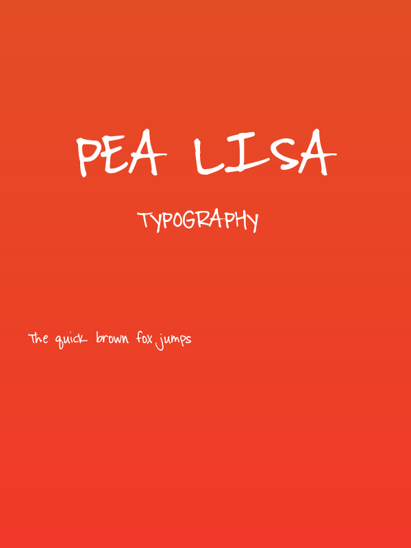Pea Lisa Poster