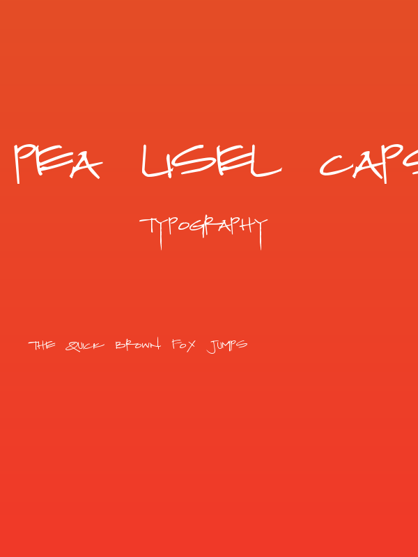 Pea Lisel Caps Poster
