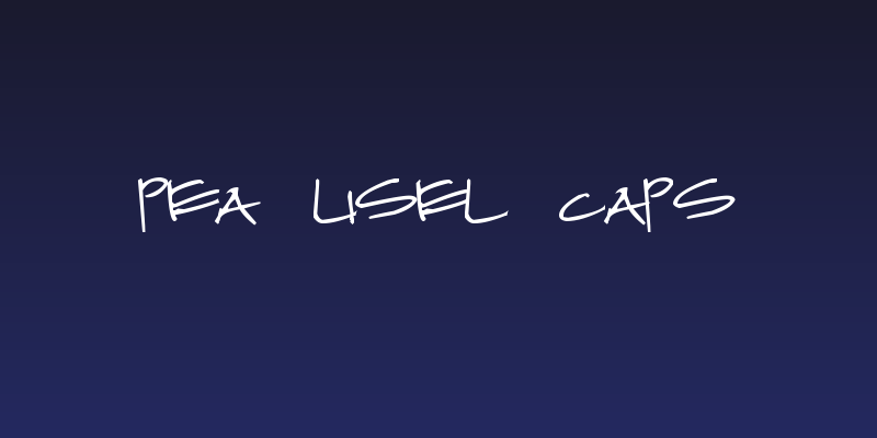 Pea Lisel Caps Social Header