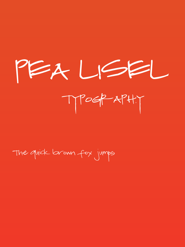 Pea Lisel Poster
