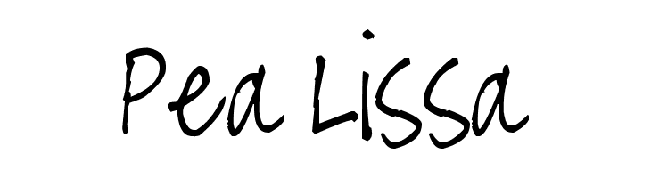 Pea Lissa  Free Fonts Download