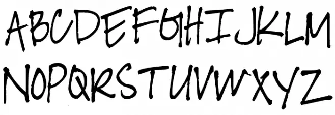 Pea Lissa Font UPPERCASE