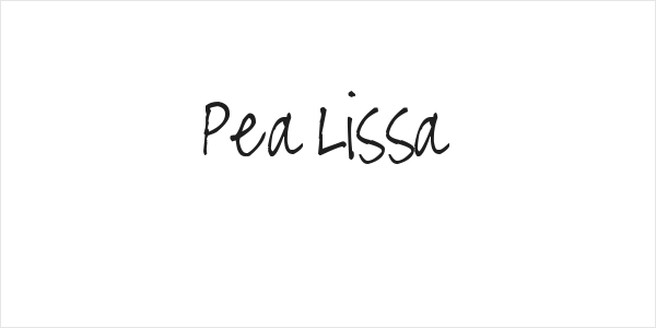 Pea Lissa Logo