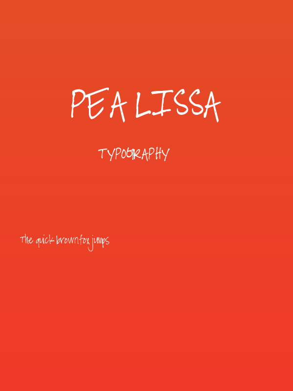 Pea Lissa Poster