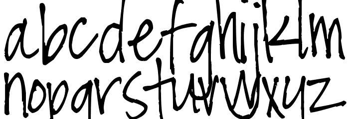 Pea Lissa Font LOWERCASE