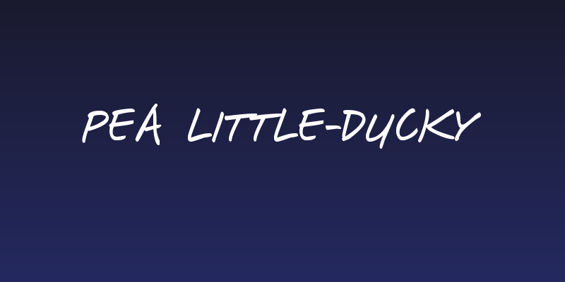Pea Little-Ducky Social Header