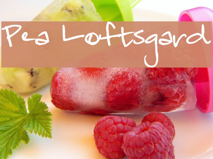 Pea Loftsgard Font examples