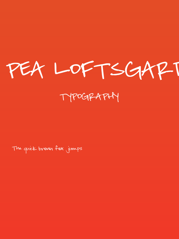 Pea Loftsgard Poster