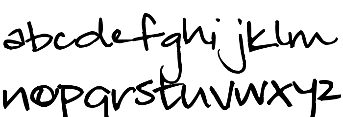 Pea Loftsgard Font LOWERCASE