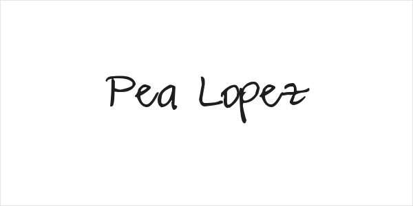 Pea Lopez Logo