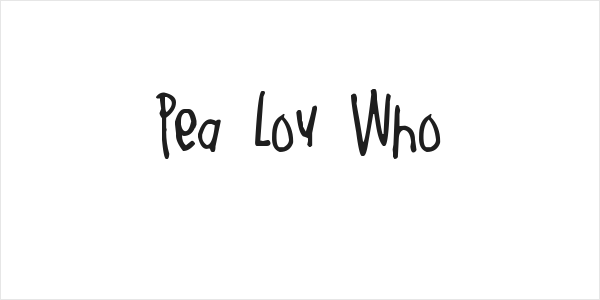 Pea Lou Who Logo