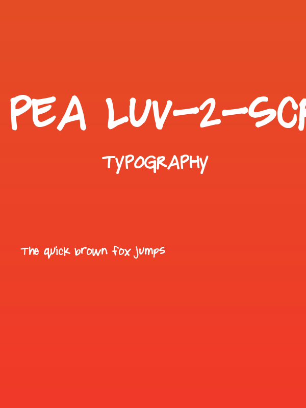 Pea Luv-2-Scrapbook Poster