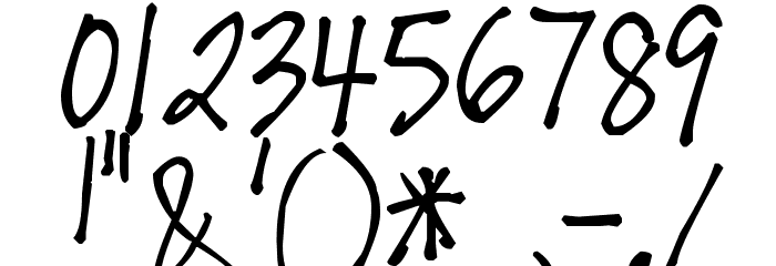 Pea Luzel Font OTHER CHARS