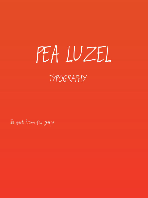 Pea Luzel Poster
