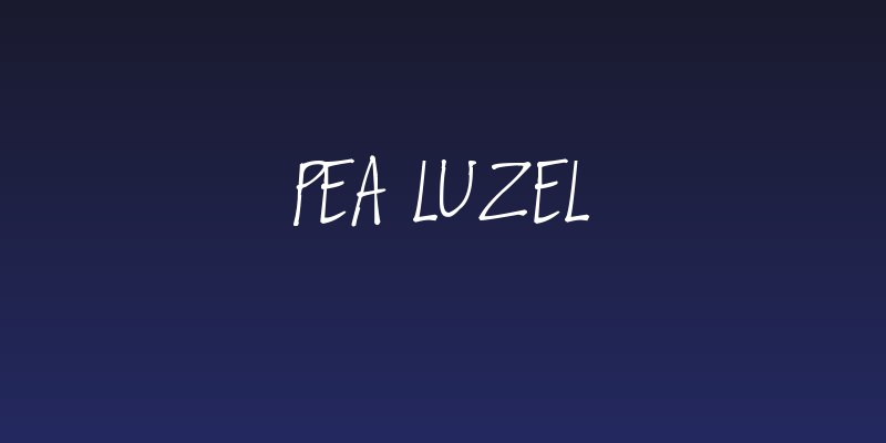 Pea Luzel Social Header