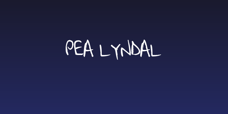 Pea Lyndal Social Header