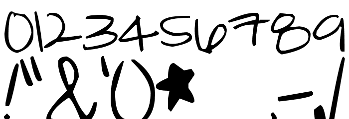 Pea MEllybO0 Font OTHER CHARS