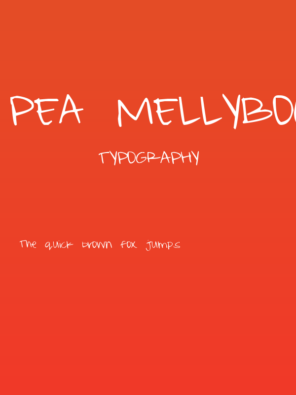 Pea MEllybO0 Poster