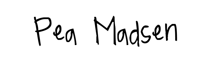 Pea Madsen  नि: शुल्क फ़ॉन्ट्स डाउनलोड