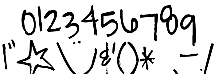 Pea Madsen Font OTHER CHARS