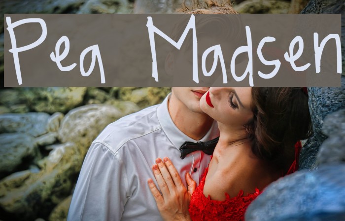 Pea Madsen Font examples