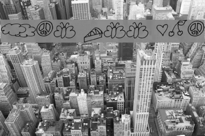 Pea Maia's Doodles Font examples