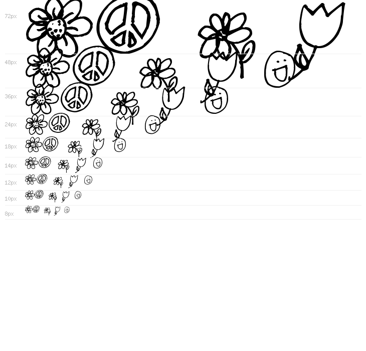 Pea Maia's Doodles Waterfall