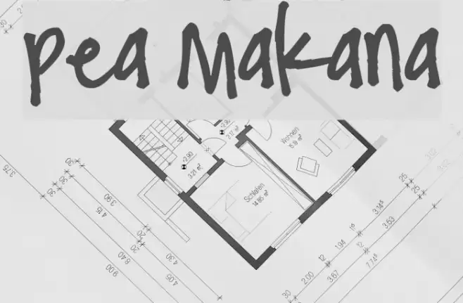 Pea Makana Font examples