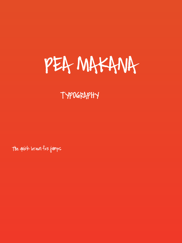 Pea Makana Poster