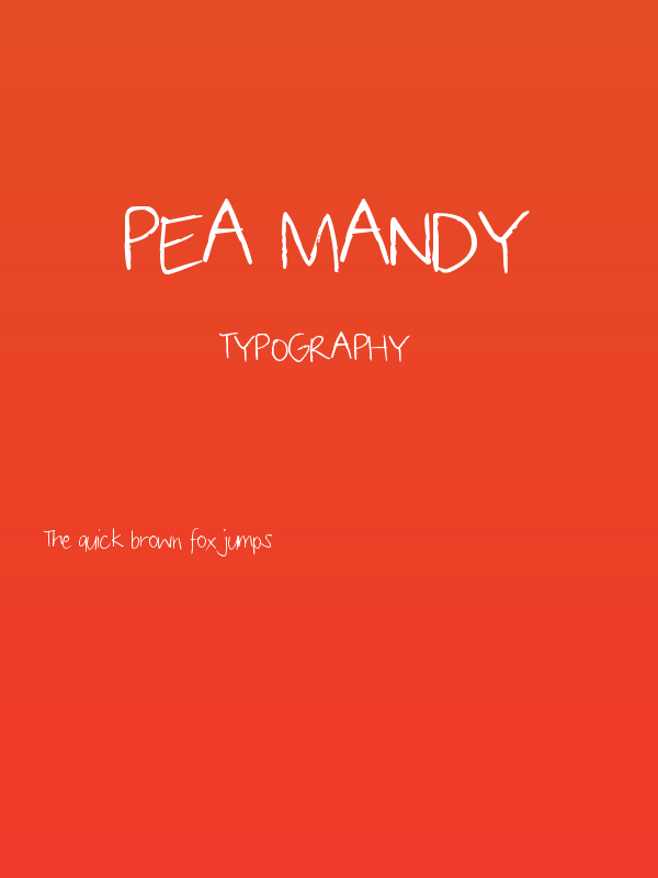 Pea Mandy Poster
