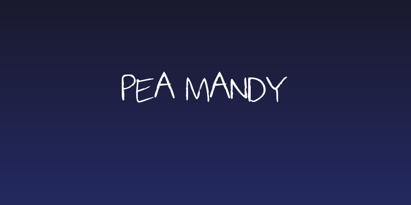 Pea Mandy Social Header