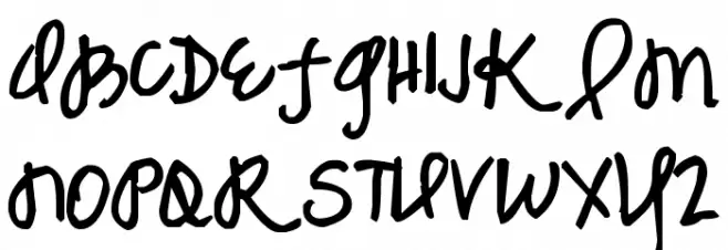 Pea Marcie Script Fonte MAIÚSCULAS
