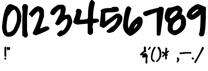 Pea Marcie Font OTHER CHARS