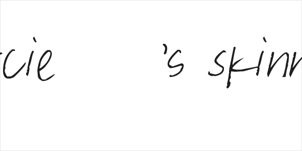 Pea Marcie's Skinny Print Logo