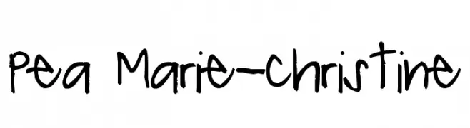 Pea Marie-Christine  Fuentes Gratis Descargar