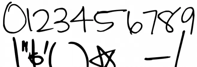 Pea Mariella Font OTHER CHARS