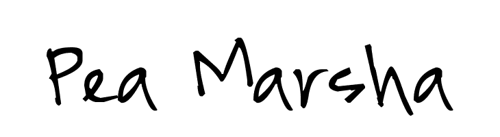 Pea Marsha  font caratteri gratis