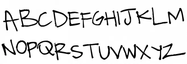 Pea Marsha Schriftart Groß