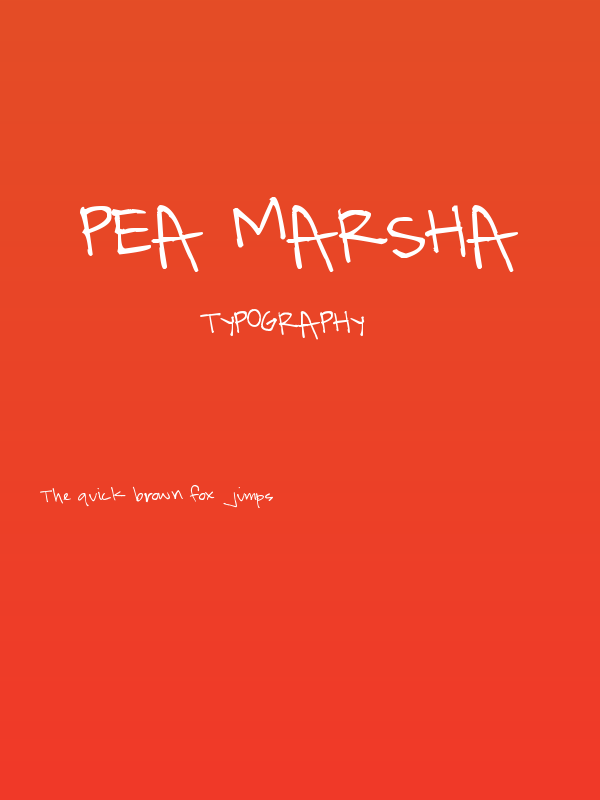 Pea Marsha Poster