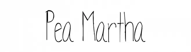 Pea Martha  Fuentes Gratis Descargar