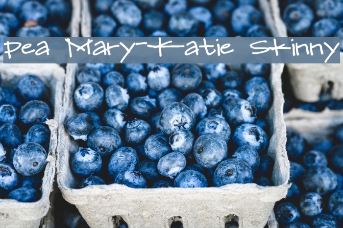 Pea Mary-Katie Skinny Example 2