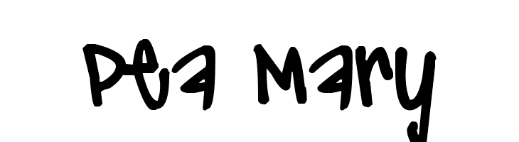 Pea Mary  免费字体下载