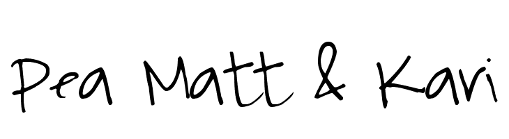 Pea Matt & Kari  नि: शुल्क फ़ॉन्ट्स डाउनलोड