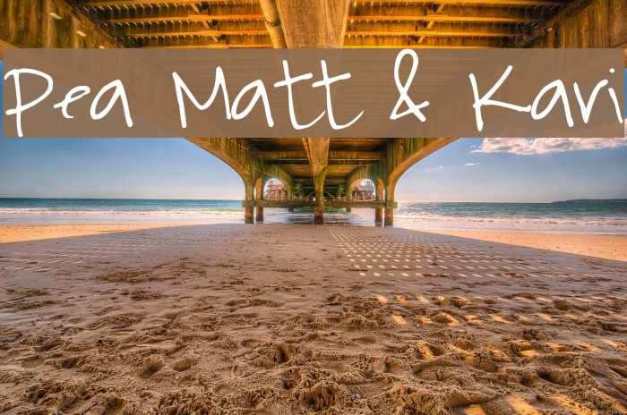Pea Matt & Kari Font examples