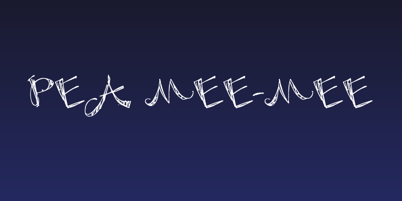 Pea Mee-Mee Social Header